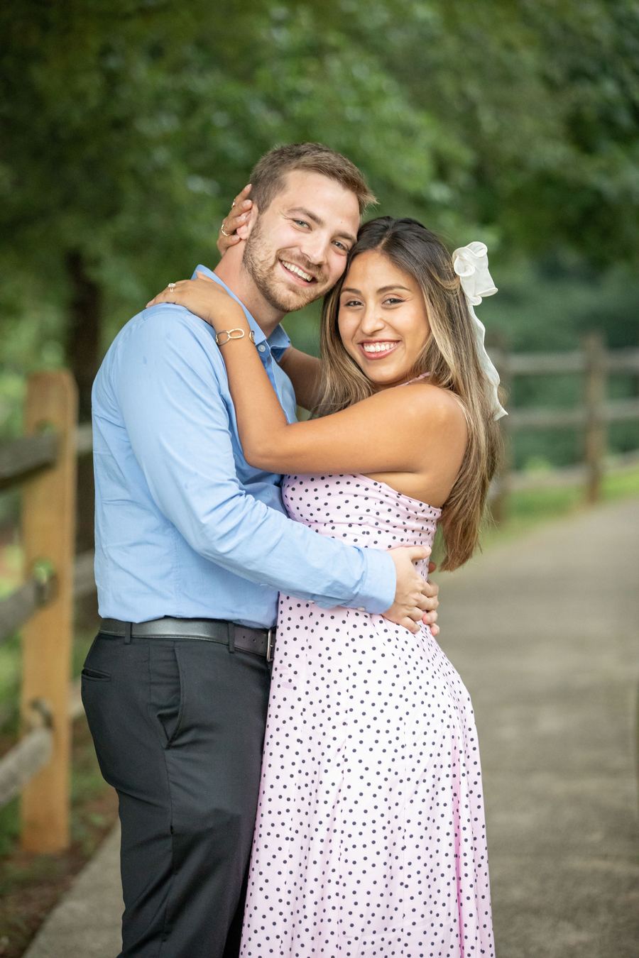 Connor Heriot and his fiancée Katia